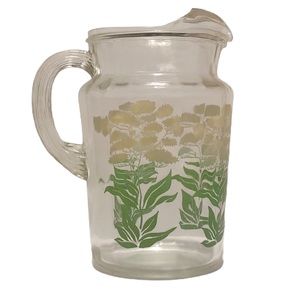 Vintage Glass Pitcher